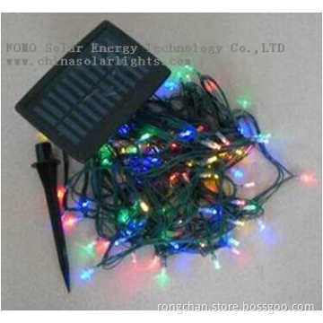 solar string lights 12M 100led blue+green+yellow+red